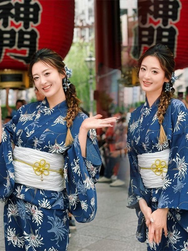 Photography Online - ชุดกิโมโนสไตล์ญี่ปุ่นแบบดั้งเดิมใหม่ ชุดถ่ายภาพเด็กผู้หญิง เสื้อคลุมอาบน้ำ รุ่นปรับปรุง วัสดุโพลีเอสเตอร์ จำหน่ายออนไลน์โดยเฉพาะ