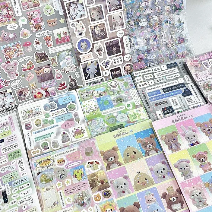 Photography Journalism - 10 ชิ้น Kawaii ญี่ปุ่น Retro การ์ตูนเลเซอร์