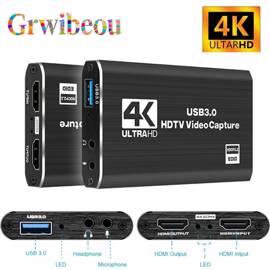 Photography With Mobile - การ์ดบันทึกวิดีโอ 4K USB 3.0 รองรับ HDMI