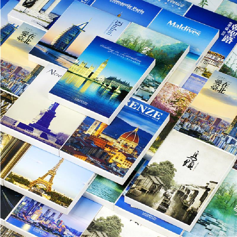 Photography Journalism - โปสการ์ดภาพทิวทัศน์สำหรับเดินทาง ขนาด 10x14 ซม. จำนวน 30