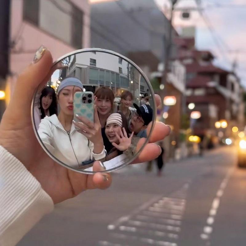1/2 ชิ้นกระจกแต่งหน้าสำหรับเด็ - Photography High Angle บทวิจารณ์และราคา