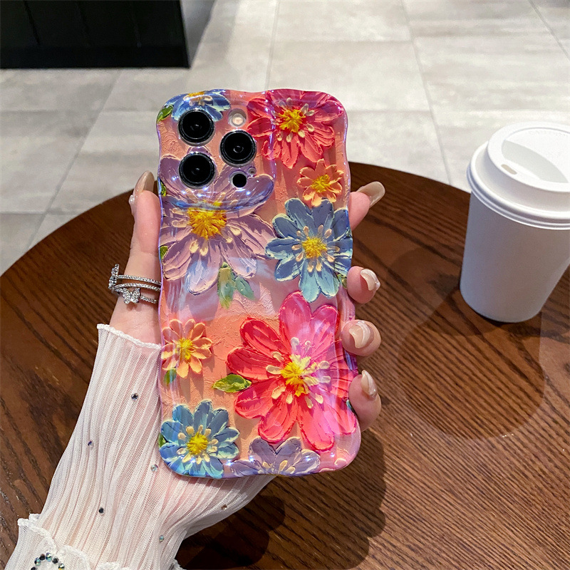 เคสโทรศัพท์ซิลิโคนลายดอกไม้สีน - Photography By บทวิจารณ์และราคา
